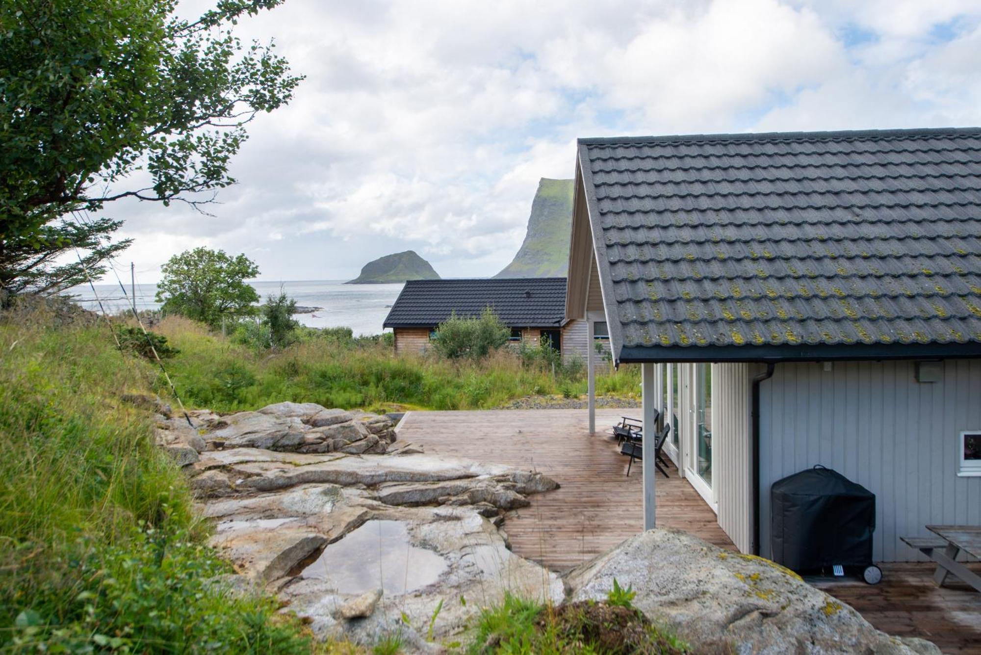 Haukland Beach Panorama Offersoya Exterior foto
